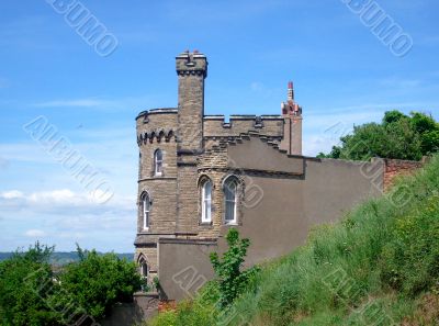 Historic castle shaped house