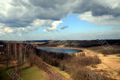 Russian landscape, Spring season