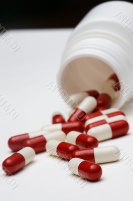 Pills whit shallow DOF