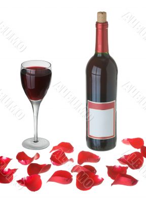 Wine and Rose Petals