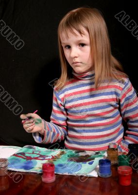 drawing girl