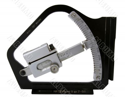 isolated gunner`s clinometer