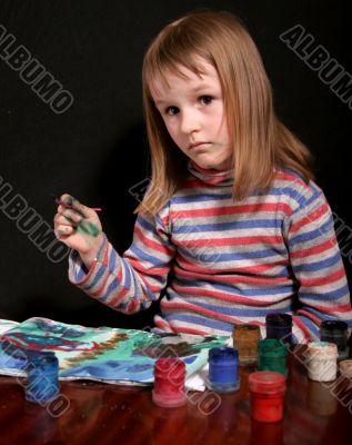drawing girl