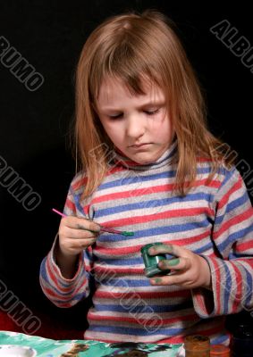 drawing girl
