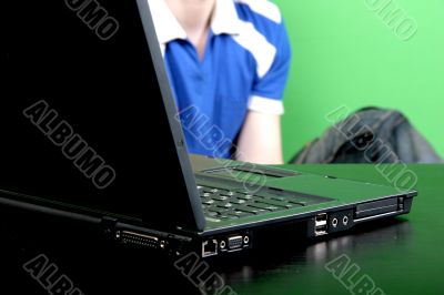 man and laptop