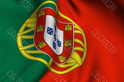 Rendered Portuguese Flag