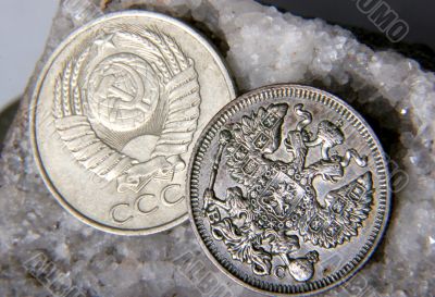 russian and USSR coins