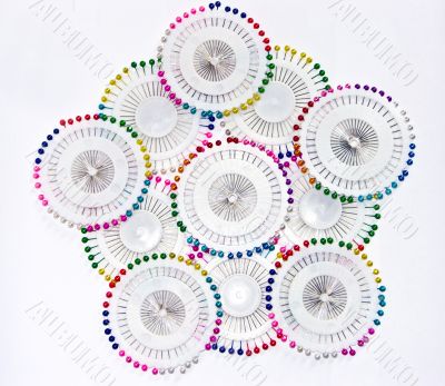 Multi-coloured needles 4