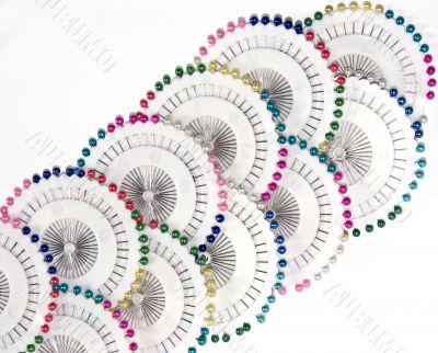 Multi-coloured needles 13