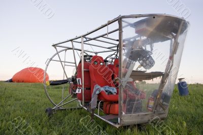blimp gondola close-up