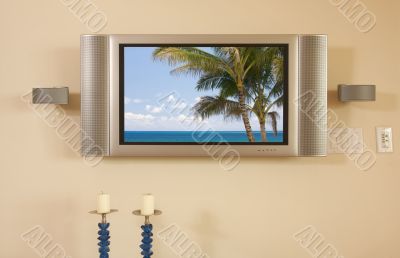 LCD TV & Speakers