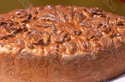  	Ukrainian handmade festive bakery Holiday Bread