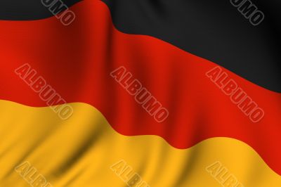 Rendered German Flag