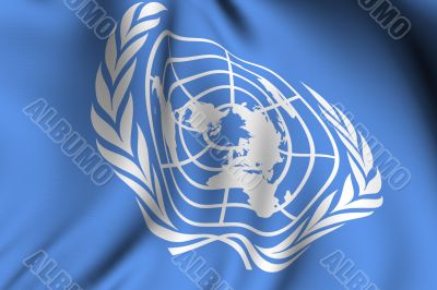 Rendered United Nations Flag