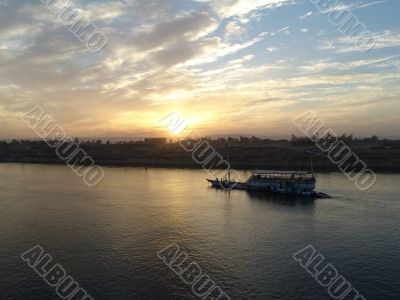 Sunset over Nile