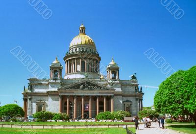 Isaac`s Cathedral in Saint Petersburg