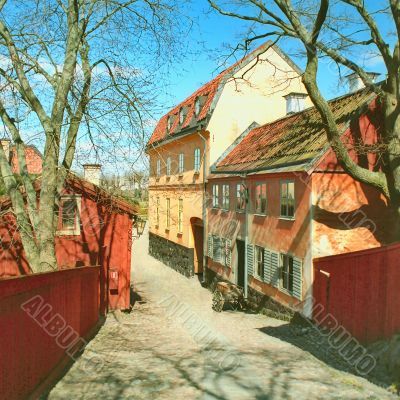 Cosy Stockholm houses in Spring
