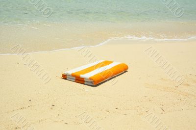 Towel at a sea.