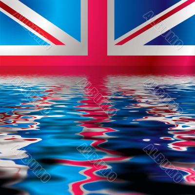 British flag reflect