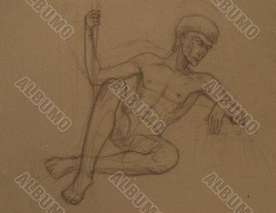 nude  man