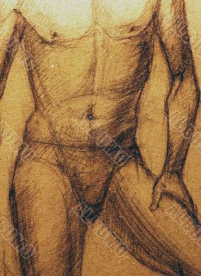 nude  man