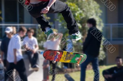 Skateboarding