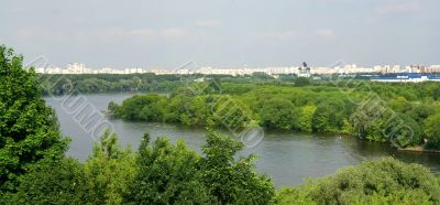 Cityscape in nature