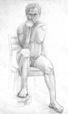 nude  man