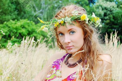 In fields