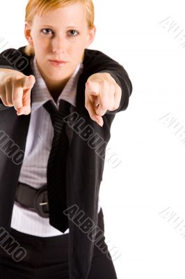 Business woman wants you