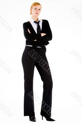 Business woman is waiting