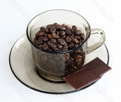 Cup with coffee