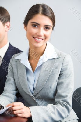 Woman at work