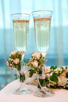 Champagne flutes