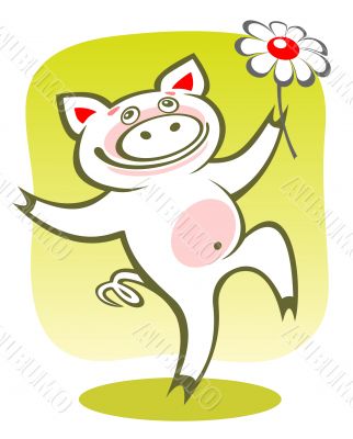 happy piggy