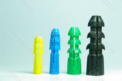 yellow blue green black