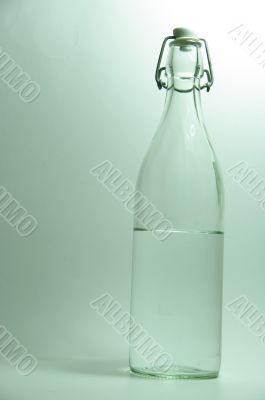 bottle water half full