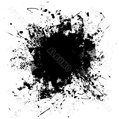 grunge splodge