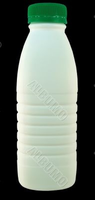 white plastic bottle