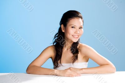 alluring young asian woman
