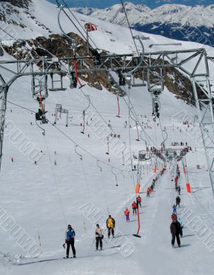 Alpine ski lft