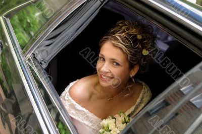 Beautiful bride on wedding day