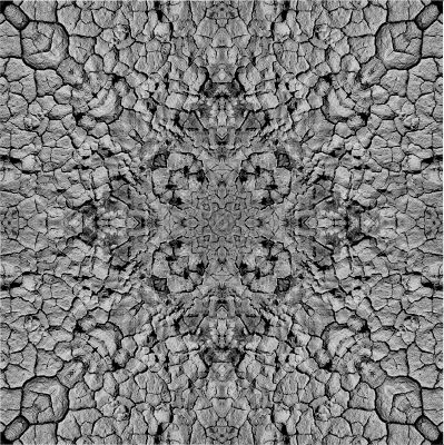 Dry ground kaleidoscope-background