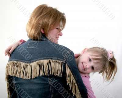 mother and daughter