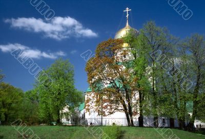 View of Russian cathedral