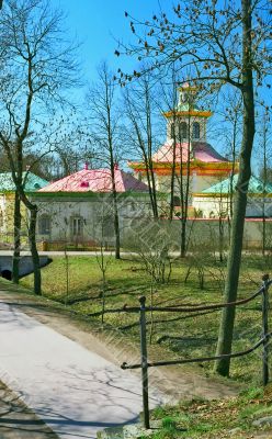 Chinese town in the park