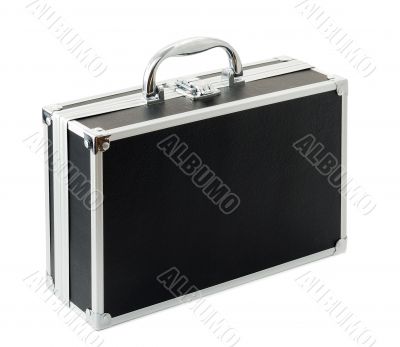 modern business case isolated on white