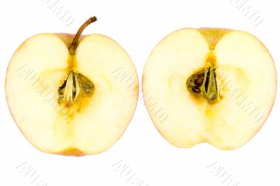 Half of apple