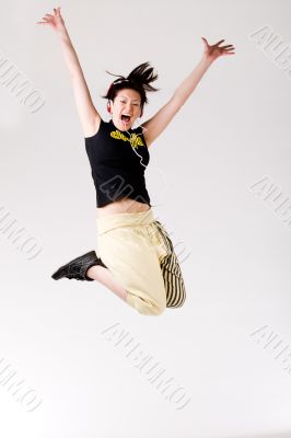 Jumping on the music