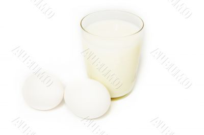 Milk and eggs